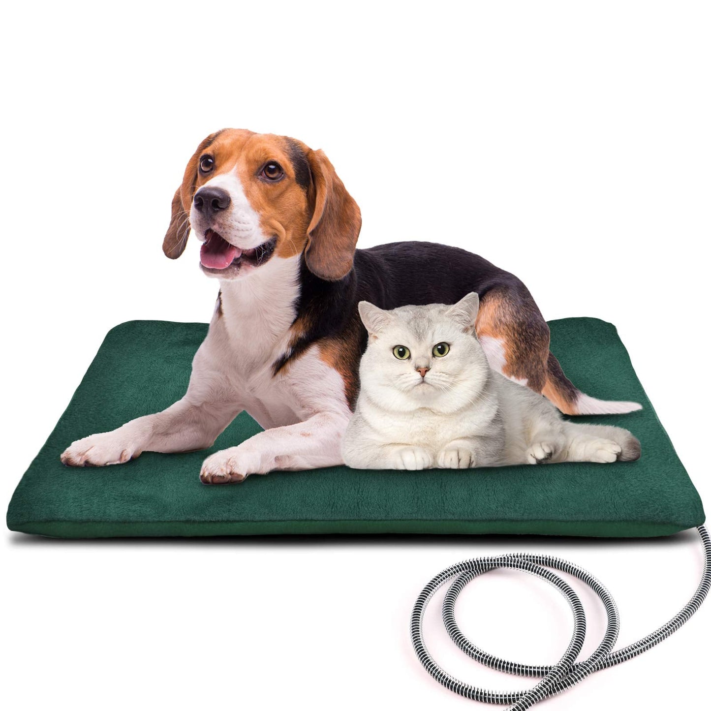 PETNF Outdoor Pet Heating Pads for Dog,Soft Electric Blanket Auto Temperature Control,Heated Mat for Dog House,Whelping Supply for Pregnant New Born Stray Feral Cat Puppy,Safe