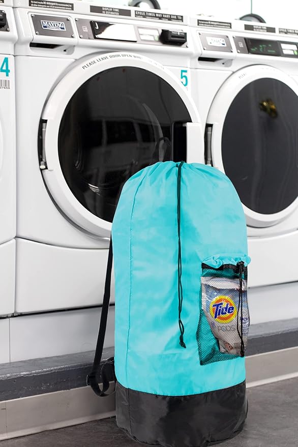 Turquoise Laundry Backpack