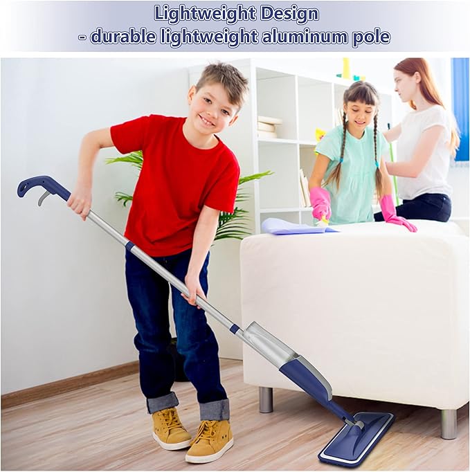 Spray Mops for Hardwood Floor Cleaning: MEXERRIS Wet Dust Mops