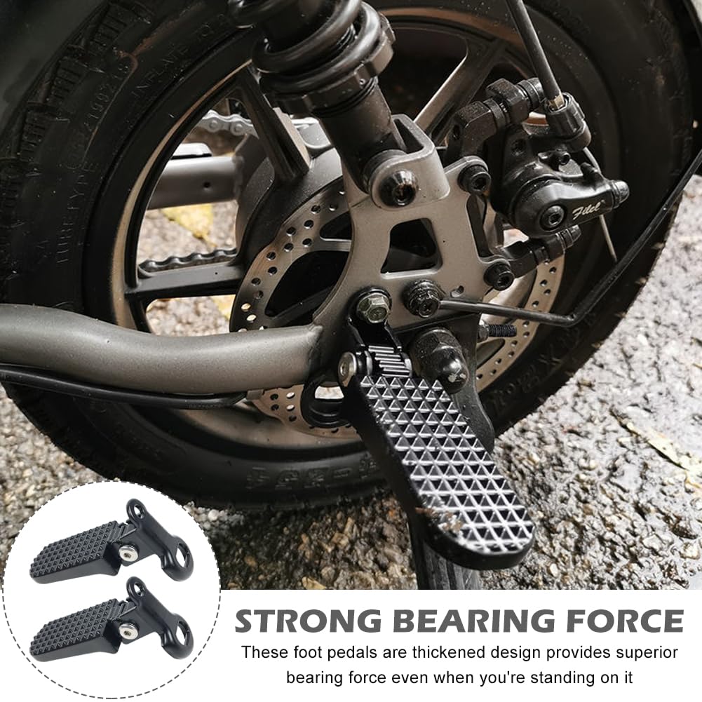 Aluminium Alloy Non-Slip Foot Pegs for Folding and Mountain Bikes