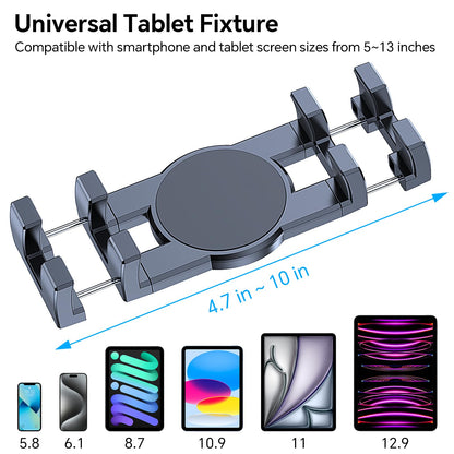 Tablet Holder for Car iPad Holder for Car【Windshield+Dash】Suction Cup ipad Mount for Truck Stand【360° 】Tablet Car Mount soporte de telefono para carro for All 4.7"-12.9" Apple iPad Samsung Galaxy Tab