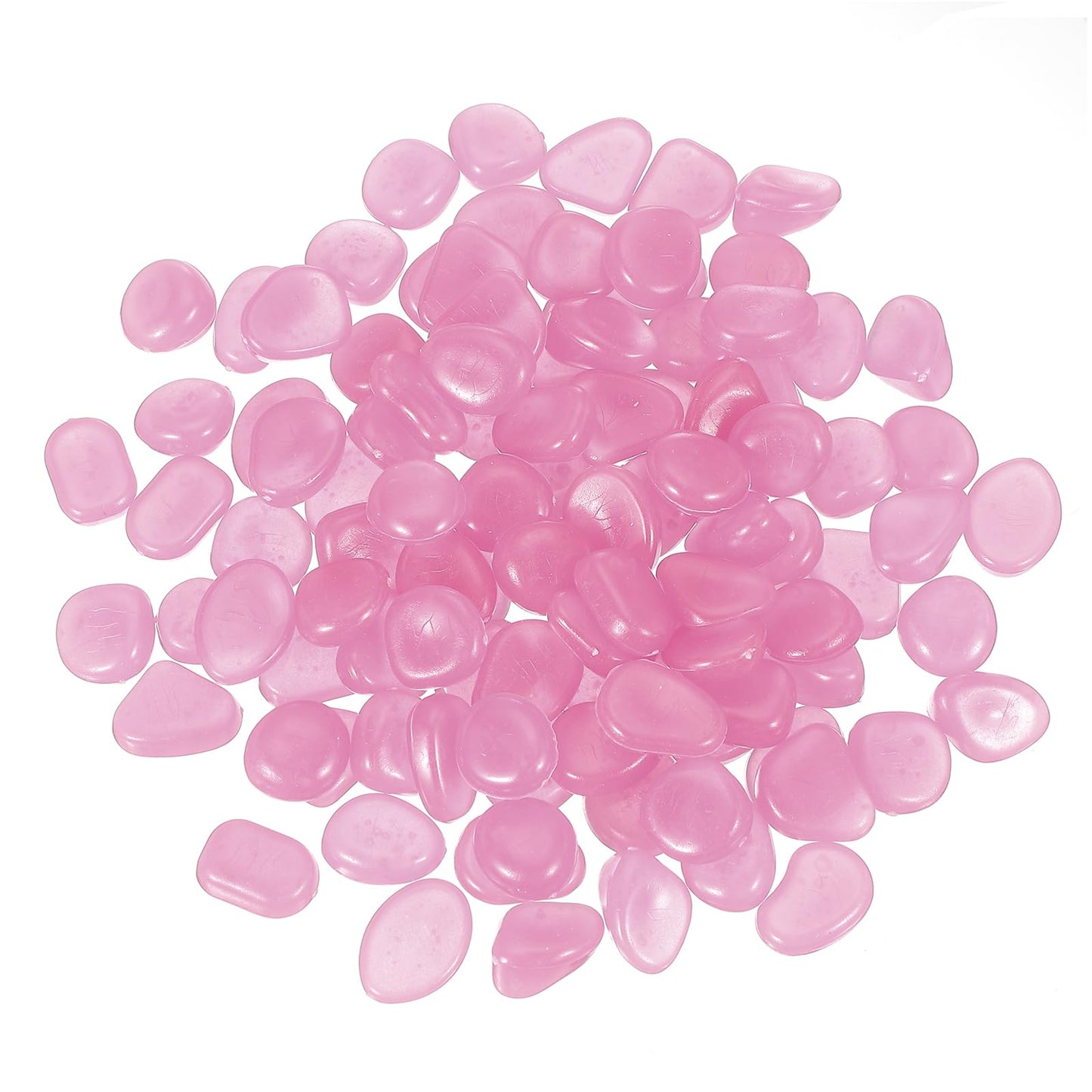PATIKIL Glowing Stones, 300 Pcs Glow in The Dark Rocks for Indoor Outdoor Fish Tank Decorations Garden Yard Landscaping Gifts for Friends, Light Purple