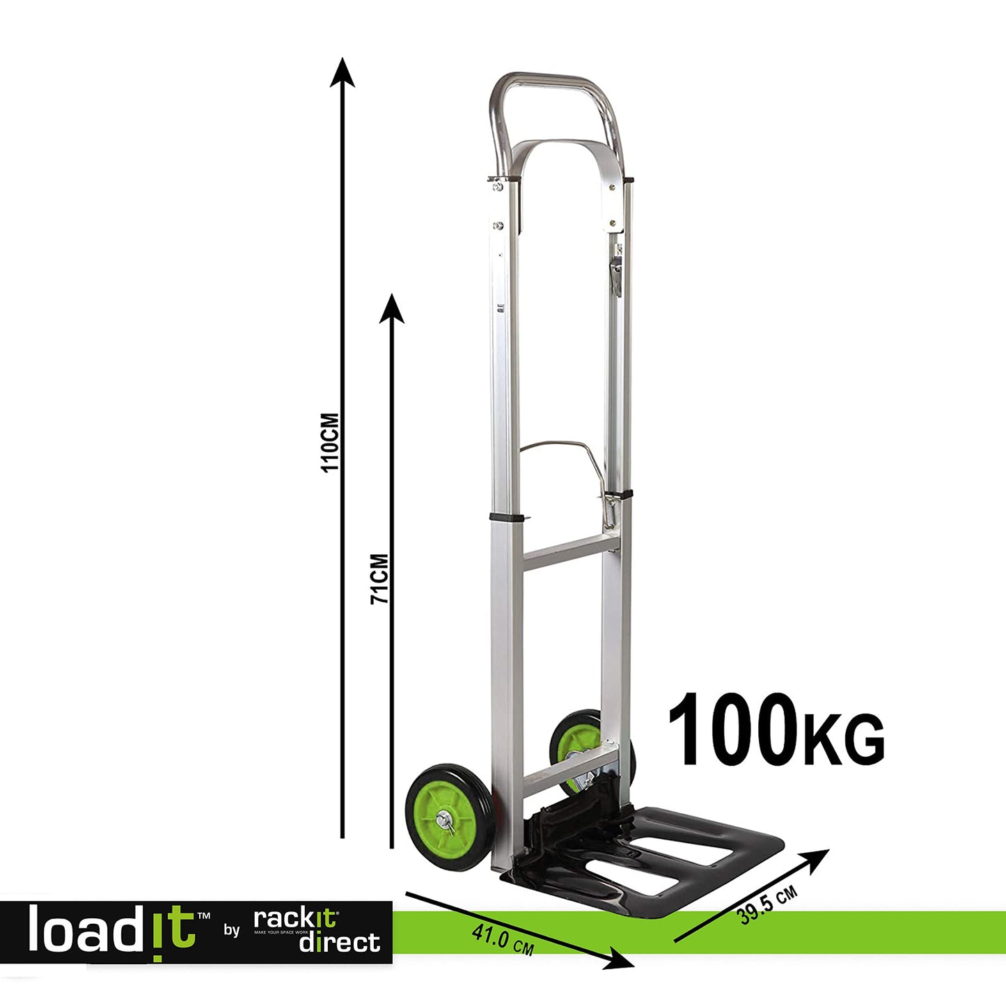 100kg Loadit Sack Trolley | Folding Hand Truck | Sack Barrow | ISO & GS TUV Certified | Lightweight Aluminium Hand Truck Trolley | Sack Barrows, Hand Trucks, Sack Trucks Trolley