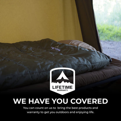 Teton Celsius XL 0F Degree Sleeping Bag, Durable and Warm Sleeping Bag for Adults and Kids. Camping Made Easy….and Warm. Compression Sack Included