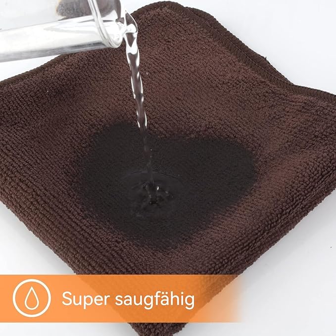 KinHwa Kitchen Washcloths for Dishes Absorbent Microfiber Dish Cloths Quick Dry