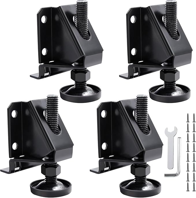 DkOvn 4/8/16 Pack Heavy Duty Leg Leveler, 2-inch Adjustable Height,