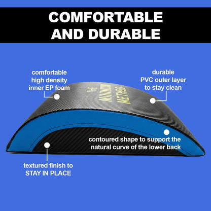 Joey Thurman AB Mat for Core Training with Lower Back Support, Ergonomic Foam Design for Ab Crunches and Sit Ups