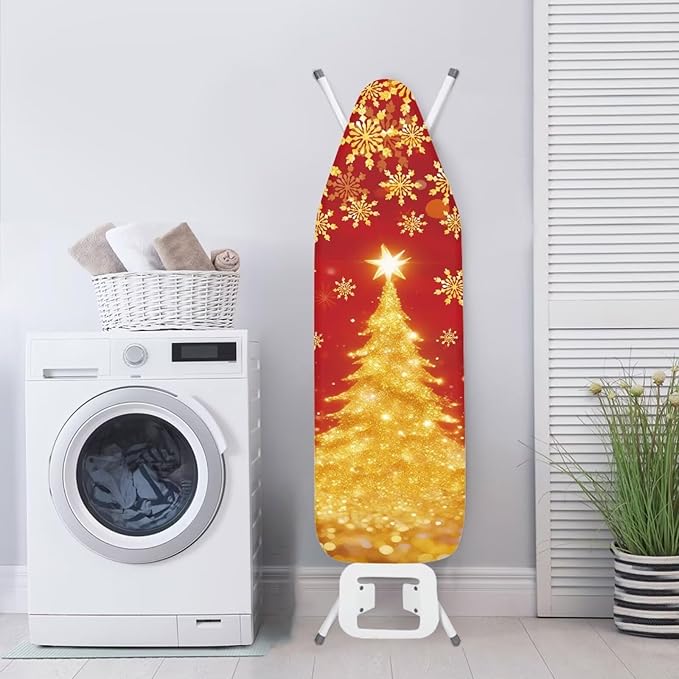 Christmas Tree Print Ironing Board Cover Protector Snowflake Print Ironing