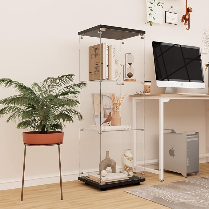 LFT HUIMEI2Y Glass Display Cabinet 3-Shelf