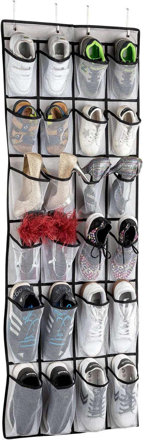 Hanging Shoe Organizer, Over The Door Shoe Organizer