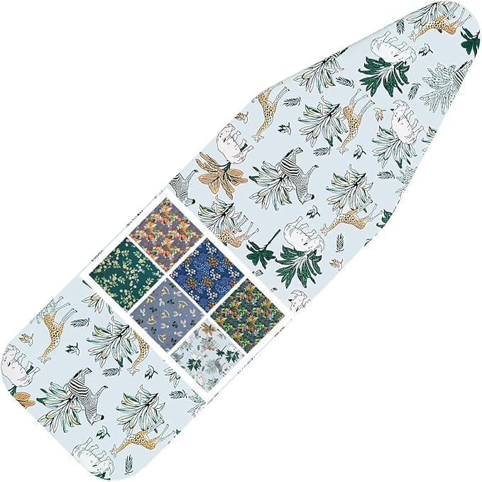 Ironing Board Cover and Pad Standard Size 15 x 54, 3 Pairs of Hook and Loop