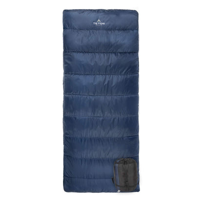 TETON Sports Polara 3-in-1 Versatile Outdoor Sleeping Bag, Blue, 82" x 36"
