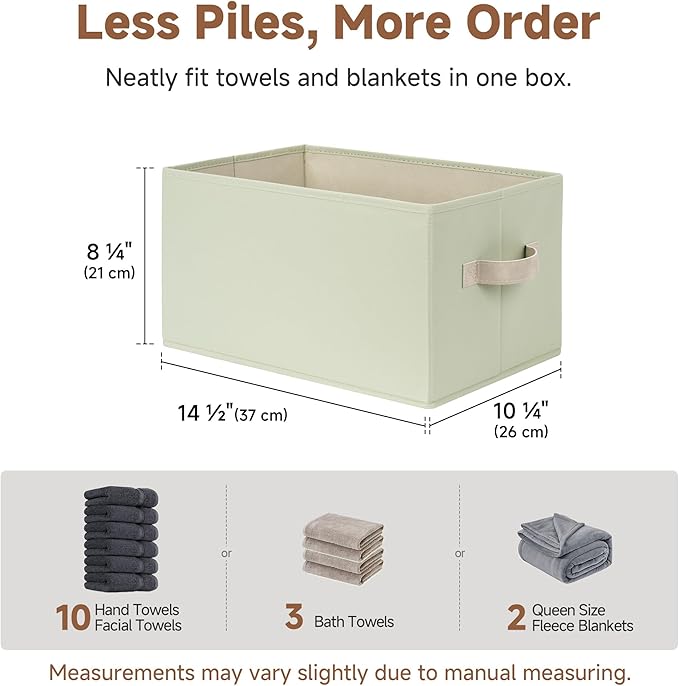 StorageWorks Storage Baskets for Shelves, Closet Organizers and Storage Basket