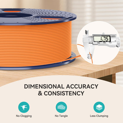 SUNLU 3D Printer Filament PLA Matte 1.75mm, Neatly Wound Filament, Smooth Matte PLA Finish, Print with 99% FDM 3D Printers, 1kg Spool (2.2lbs), 330 Meters, Matte Black