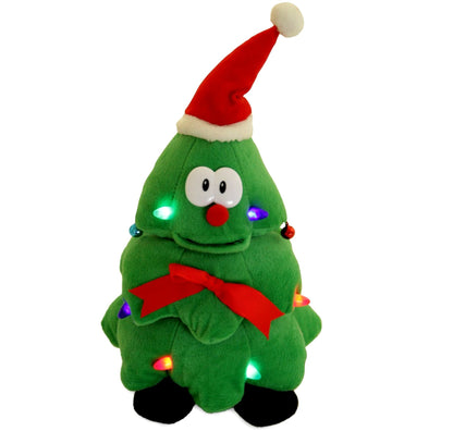Cuddle Barn Rockin Robbie The Singing and Dancing Christmas Tree, 12"