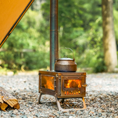 FireHiking Titanium Stove Portable Folding Tent TA1 Stove FireOne Mini for Camping Backpacking Hunting Cooking 3.4lb