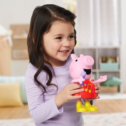 Peppa Pig Talk & Sing Peppa Doll - English Version, Pink, 20 cm