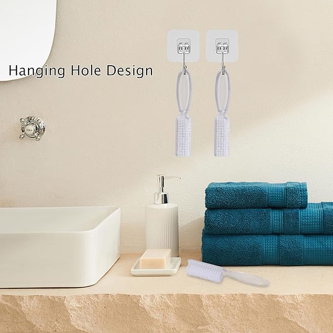 Yebeauty Nail Brush Fingernail Cleaner, Pedicure Nail Scrubber