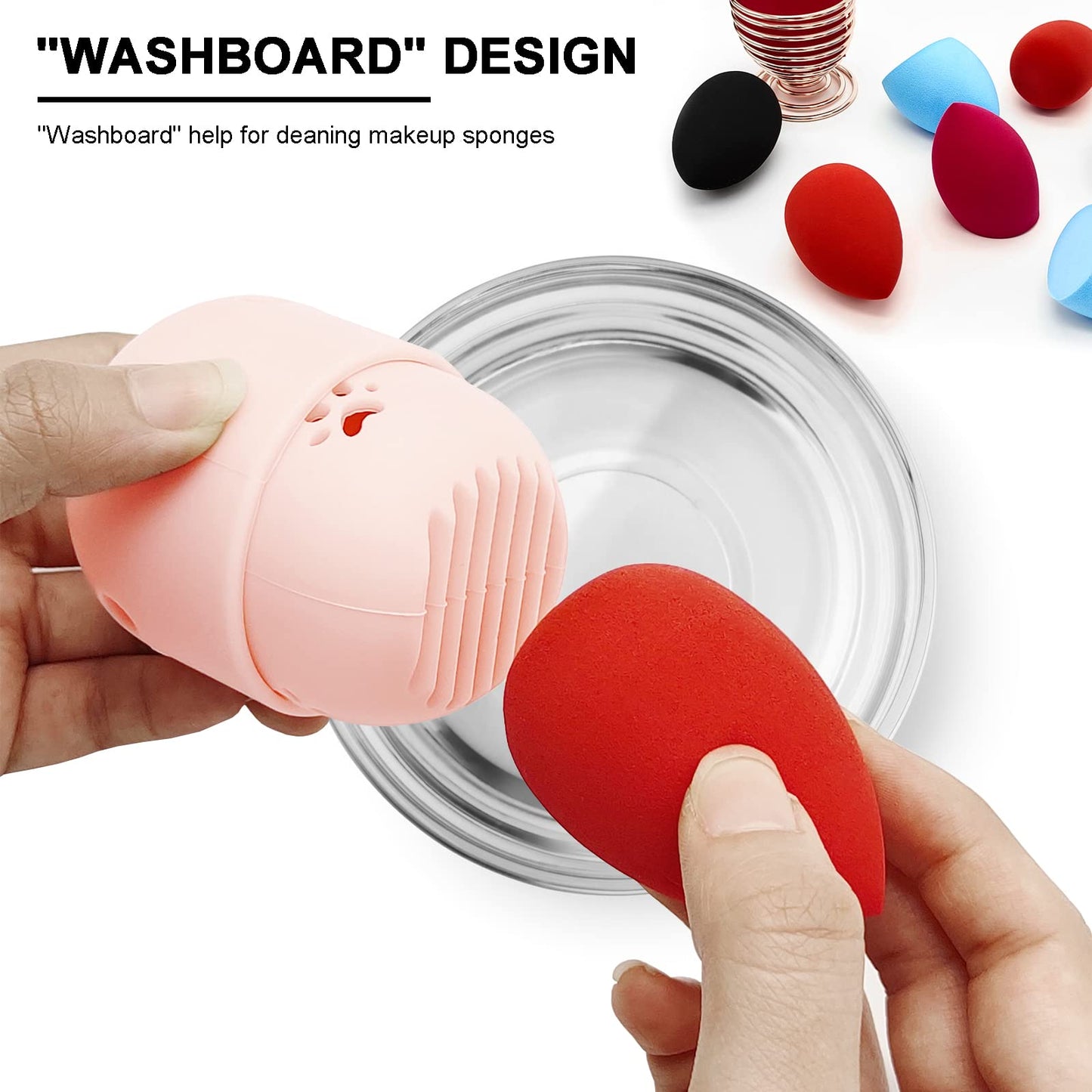 12 Pieces Professional Makeup Sponge Set,Latex Free Flawless Soft Setting Face Puffs,Multicolor Beauty Sponge Blender Cosmetic Applicator for Powder,Liquid,Facial Makeup Tools