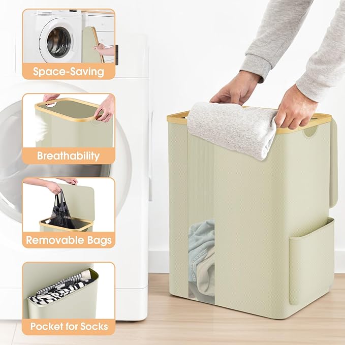 Laundry Basket Clothes Hamper