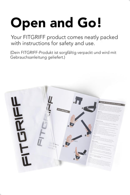 Fitgriff® Lifting Wrist Straps for Weightlifting, Gym, Deadlift, Workout (Made of Premium Cotton & Padded) - Men & Women (Standard, Navy Blue (Silicone-Grip))