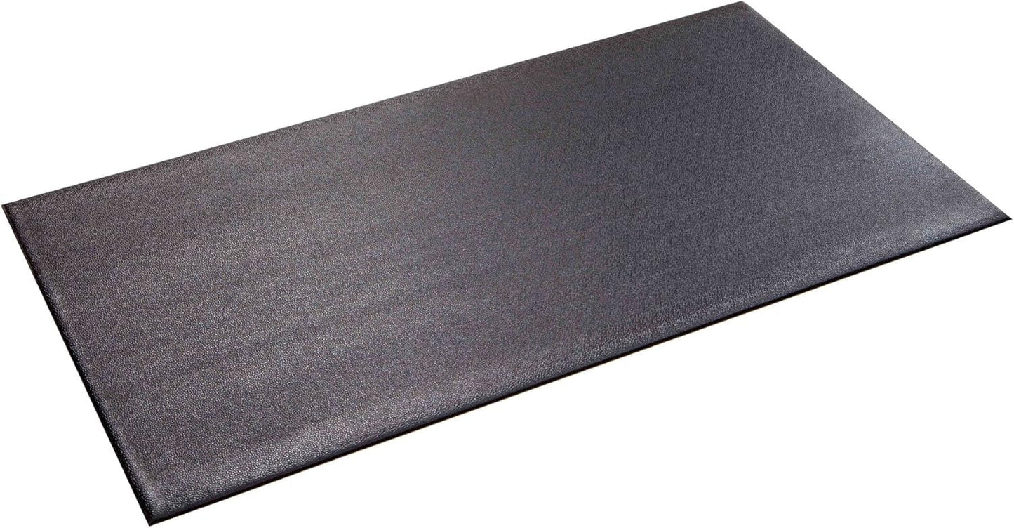 Supermats Heavy Duty Equipment Mat 20GS Made in U.S.A. for Indoor Cycles Exercise Upright Bikes and Steppers (2 Feet x 3 Feet 10 In) (24-Inch x 46-Inch) (60.96 cm x 116.84 cm) , Black