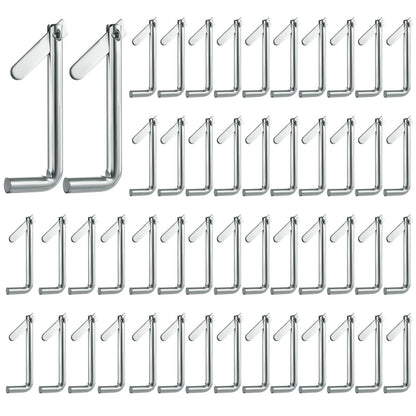 AOKLIT 50Pcs Galvanized Steel Scaffolding Toggle Pins, Scaffold Metal Locking Pins for Architecture, Furniture Installation, and Home DIY