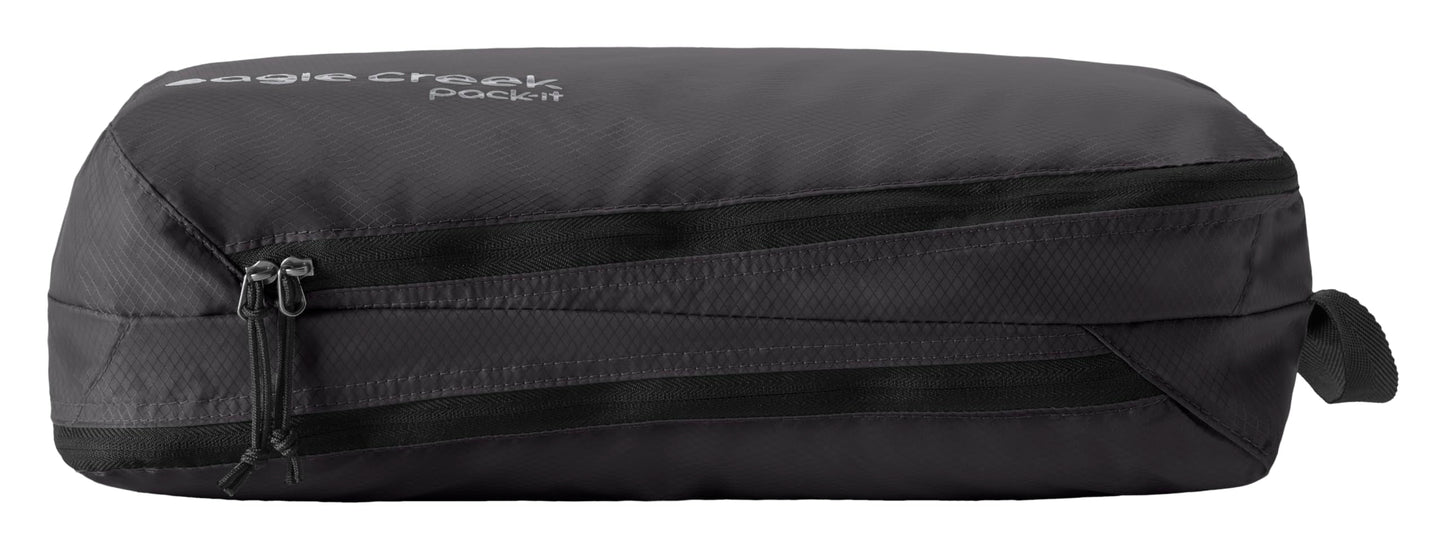 Eagle Creek Pack-It Isolate Extended Stay Set - Includes Shoe Sack, M Clean/Dirty Cube, 2x M Isolate Cube & 2x L - Travel Essentials - Black