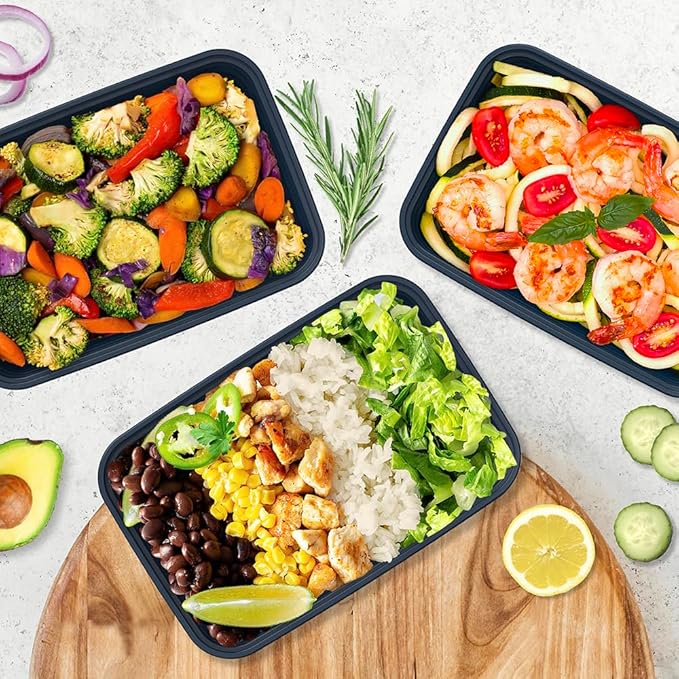 Bentgo Prep - 20-Piece 1-Compartment Reusable Meal Prep Containers