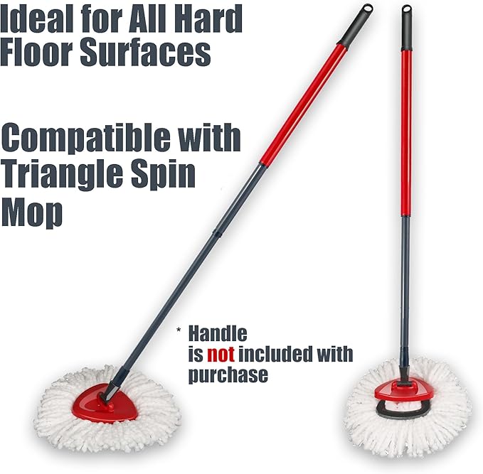 7 Pack Mop Head Replacement for O Cedar: Spin Mop Refill Compatible