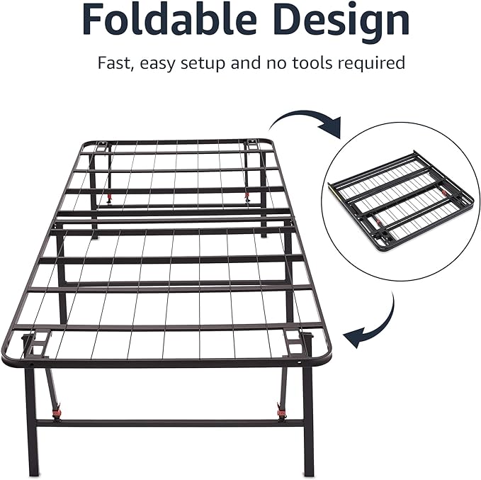 Amazon Basics Foldable Metal Platform Bed Frame