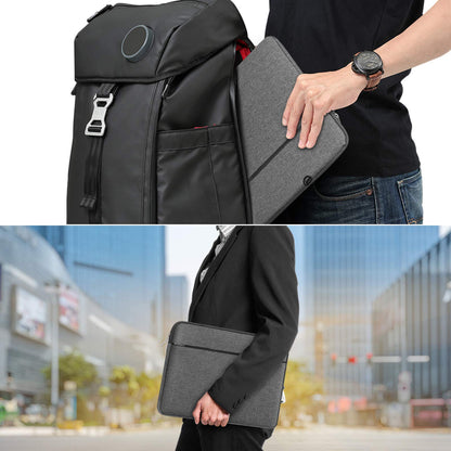 Alfheim 14-14.2 inch Laptop Sleeve Case, Waterproof Shock Resistant Lightweight Bag with Accessory Pocket, Protective Notebook Case with Detachable Small Bag, Compatible with 14.2” MacBook Pro A2442