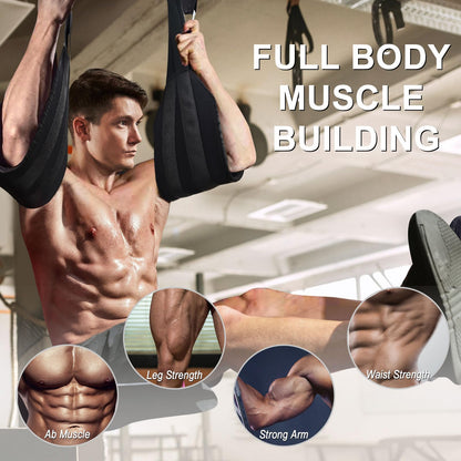 Ab Straps for Pull Up Bar: Hanging Abdominal Ab Sling Straps for Arm Pull up Workout Support for Training Knee and Leg Raises at Home & Gym
