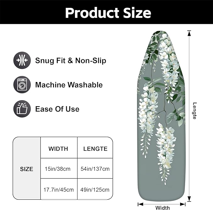 Ironing Board Cover for Crafting, Flat Decoration