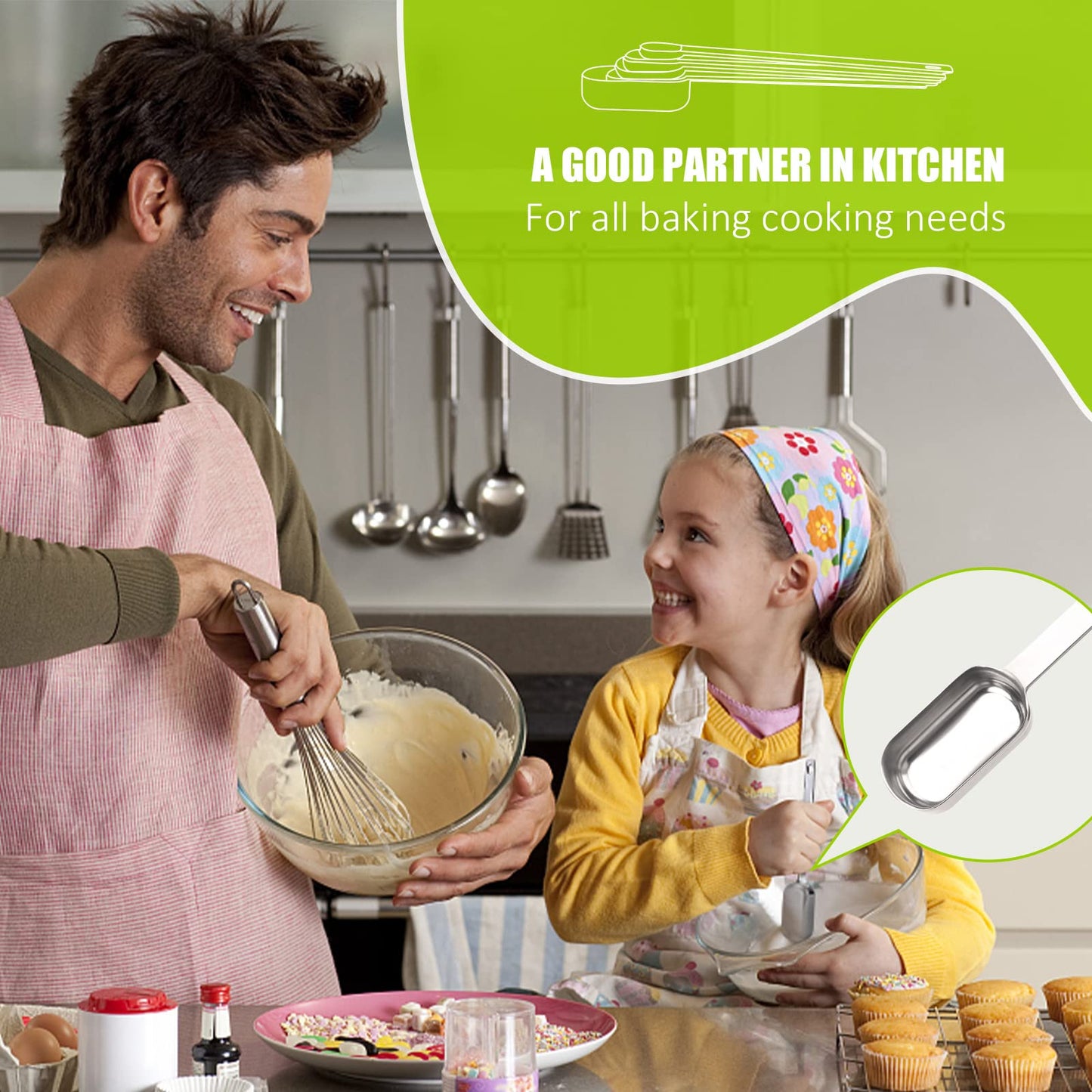 BERYLER 3PCS 1tbsp (3tsp, 15ml, 1/2oz) Single Measuring Spoon, Stainless Steel Long Handle Individual Teaspoons Only
