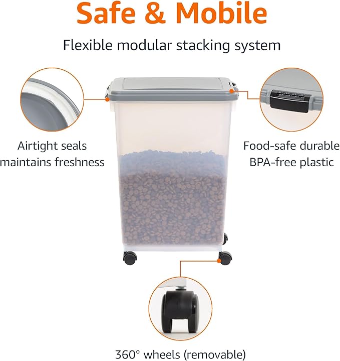 Amazon Basics Airtight Pet Food Storage Container