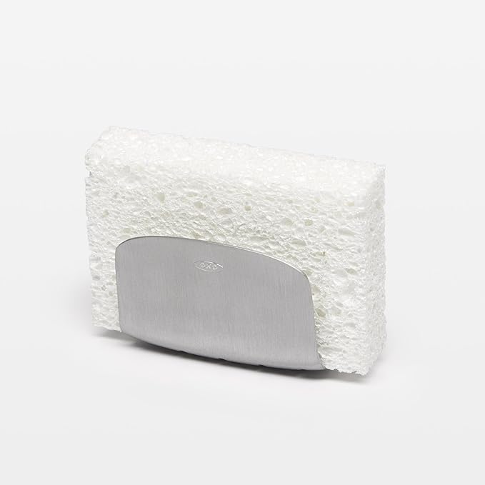 OXO Rust-Proof Aluminum Suction Sponge Holder