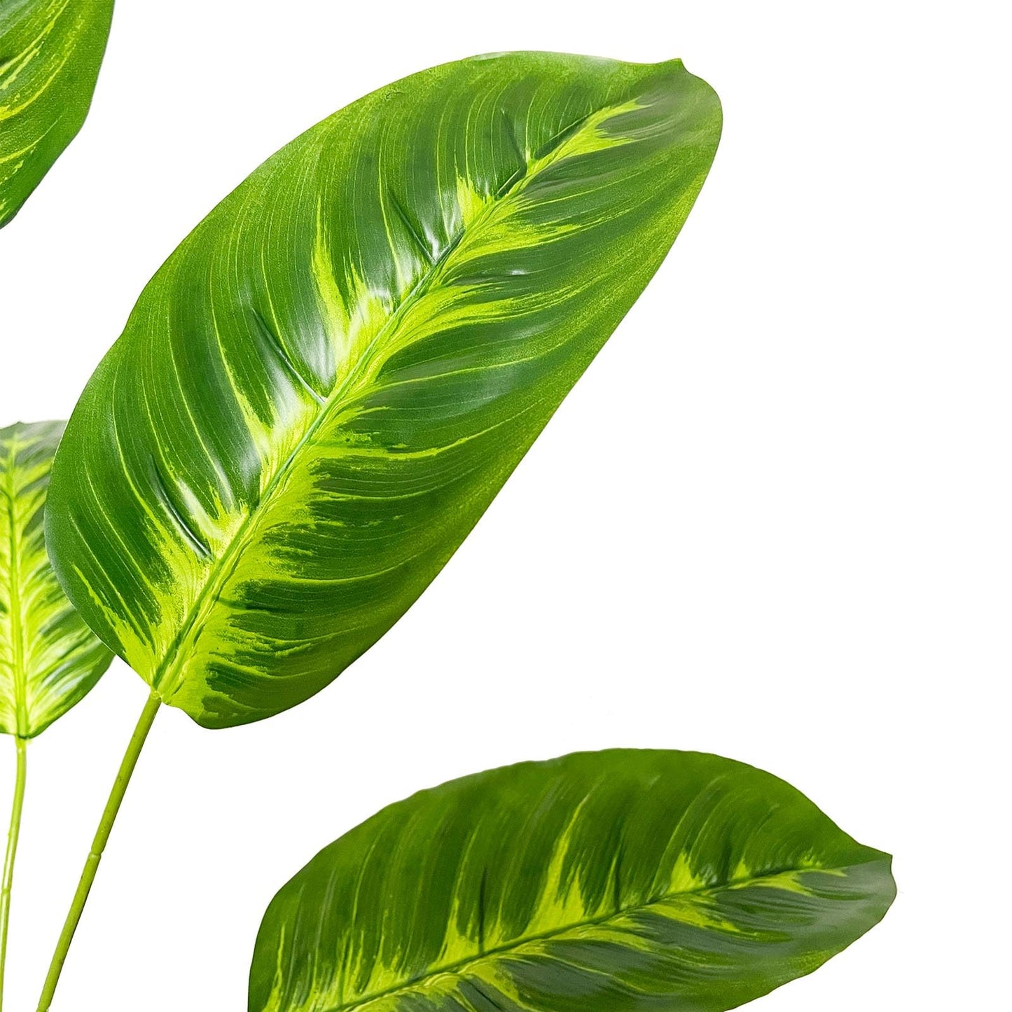 Rozwkeo Artificial Plants in Pots Large Fake Tree Floor Faux Tropical Plants Decorative Greenry House Potted Tall for Home Office Living Room Decor Indoor Garden Outdoor (80cm Tropical Banana)