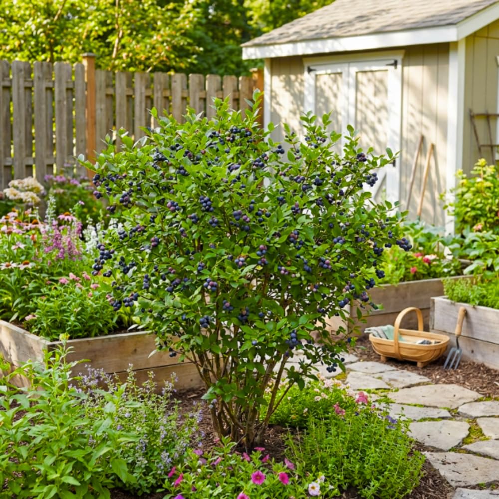 Huckleberry Plant, Huckleberry Bushes Live Plant, 4 Inches Pot, 3-5 Inc Tall, Hardy Fruit Tree for Indoor Outdoor Growing