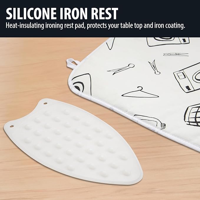Seiritex Ironing Mat for Table Top, Portable Ironing Pad 39.4 x 18.9 inch Iron