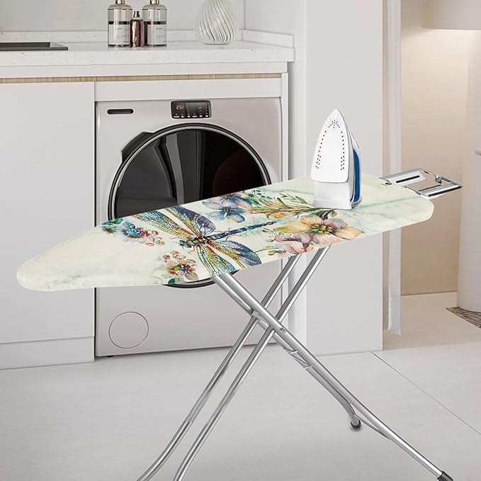 Dragonfly Ironing Board Cover Standard Size 15 x 54 Stain Resistant Fasteners