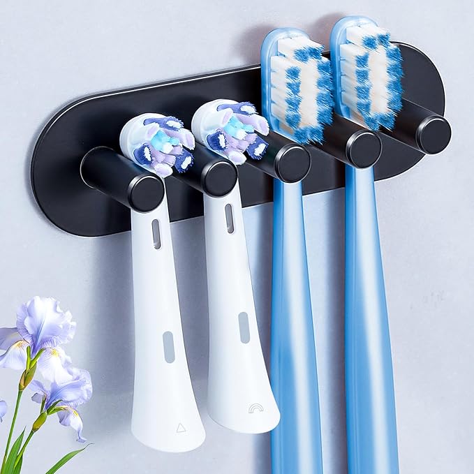 Electric Toothbrush Head Holder, Toothbrush Holders Wall Mounted, Adhesive