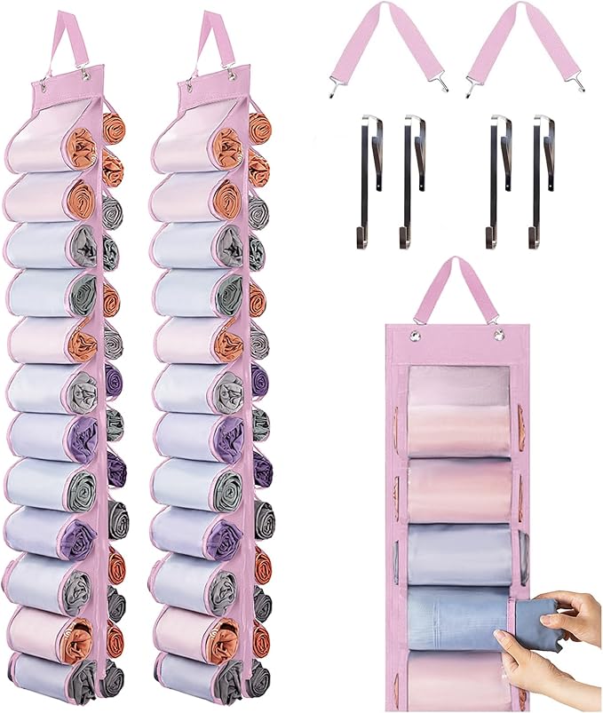 Legging Organizer Storage, Foldable Hanging Closet Organizer Storage
