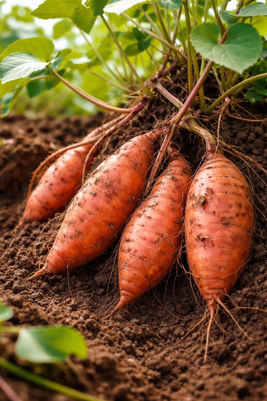 Orange Sweet Potato Slips for Planting – Non-GMO Heirloom Sweet Potato Plants – High Yield Garden Starts – Easy to Grow Vegetable Plants for Home Garden, Raised Beds & Containers (25 Slips)