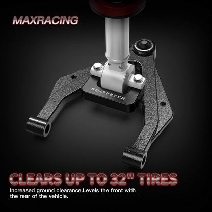 Maxracing 2" Leveling Kit Compatible with 2007-2026 Chevy Silverado 1500 Avalanche Suburban Tahoe/GMC Sierra Yukon XL1500