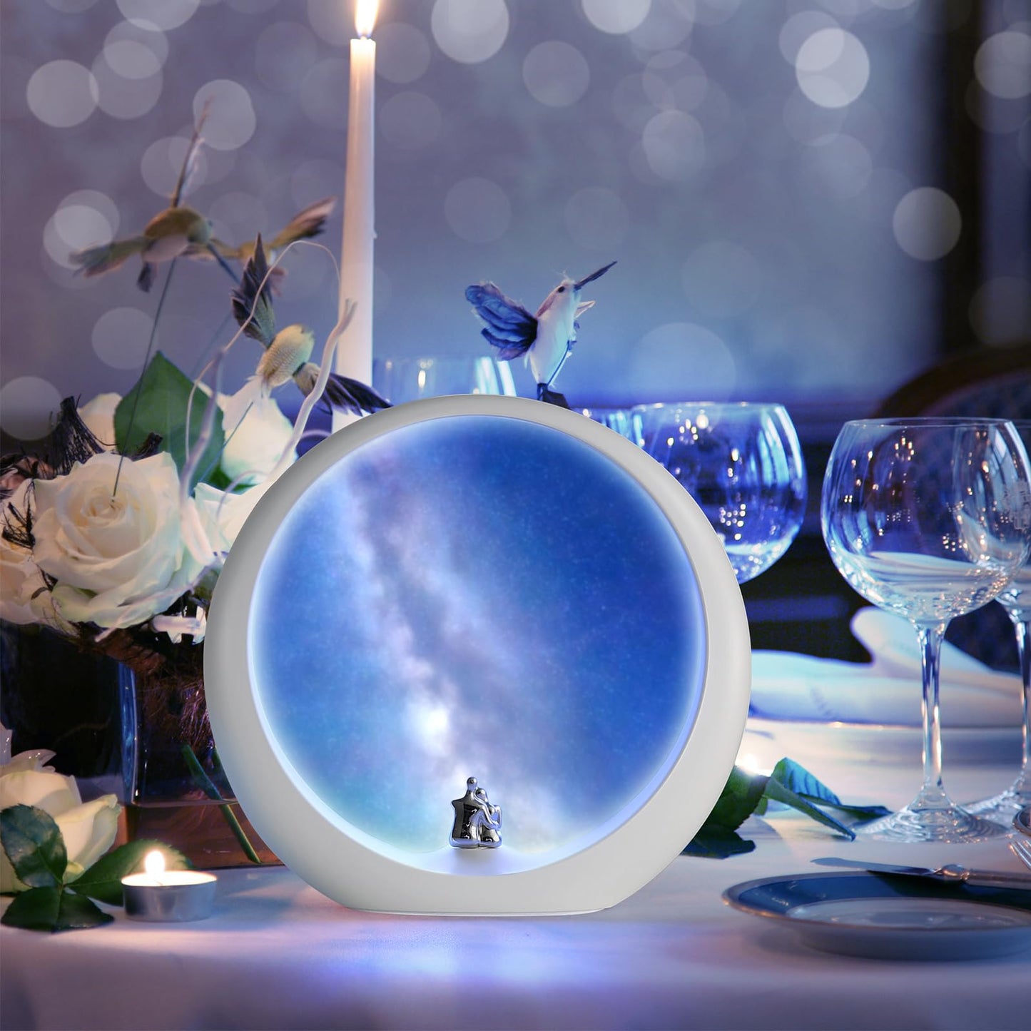 mamre Gorgeous Milky Way Lamp Home Decor Galaxy Night Light Anniversary Valentine’s Day Christmas Birthday Gift for Him/Her