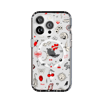 Casely iPhone 15 Pro Case | Fit Check | Neutral Checkerboard | Compatible with MagSafe | Classic Ultra Slim Design