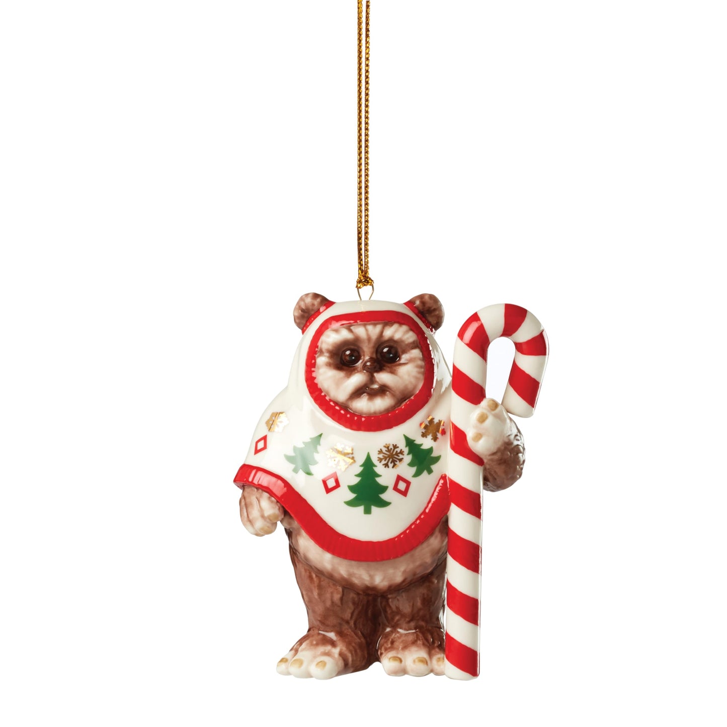 Lenox 894902 Ewok Ornament, Brown, Christmas