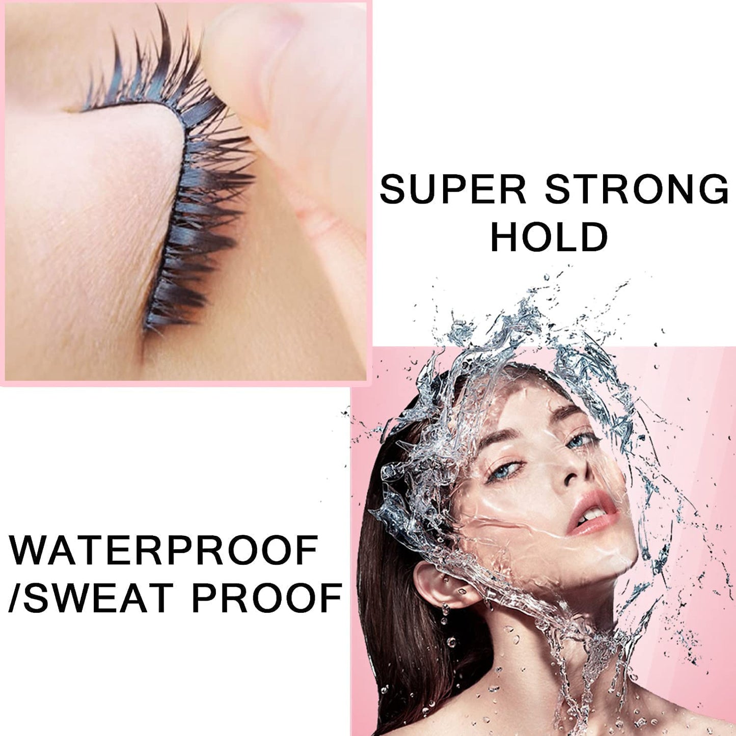 Magnetic Eyeliner 3PCS Smudge Resistant Magnetic liner,Works with All Magnetic Eyelashes,No iron powder and Natural Look,Easy to apply and No Glue needed (3PCS, Rose Gold+Black)
