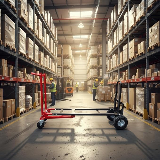 Suzhi Convertible Hand Truck Dolly Cart Heavy Duty/with 4 Wheels, Industrial
